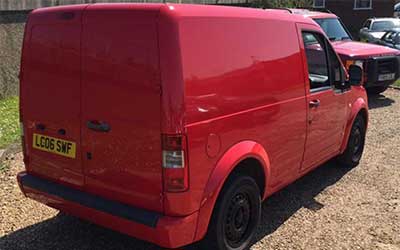 Ford Connect Full respray with coloured matched trims