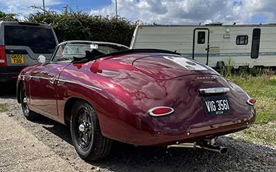 Porsche 356 Speedster back together