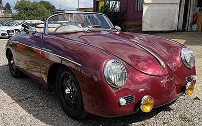 Porsche 356 Speedster back together