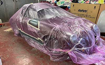 Porsche 356 Remove mirrors and delete mirror holes