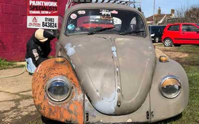 So you want the patina Ratrod look? We can help.