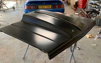 GMC Syclone Now also adding a 4inch cowl hood to the syclone painted in gloss black.